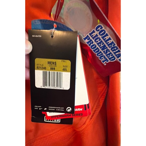 Clemson Nike Pro Combat Performance Football shirt - Team-Issued - 4XL - Picture 7 of 9